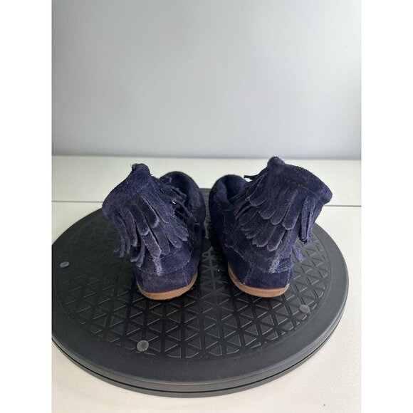 Minnetonka Moccasins Navy 2299T Size 12 - Picture 2 of 7